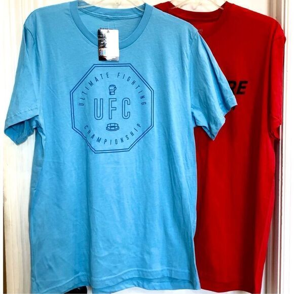 UFC - NWT - M Sz L Officially Licensed "Simple Octagon" Tee + FREE UFC Store Tee - Picture 8 of 16